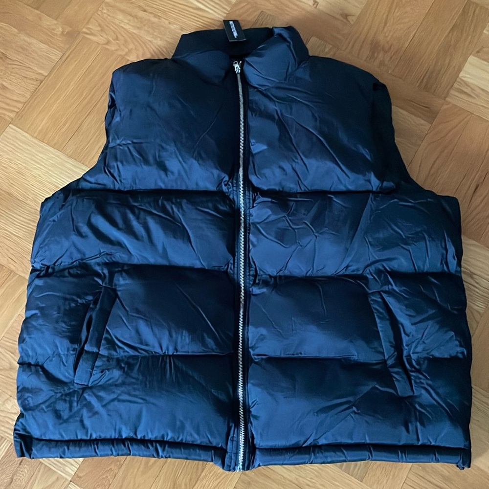 PrettyLittleThing Puffer Vest UK Size XXL NWT